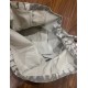 Large Gray Tie-Dye Cotton Canvas Tote Bag with Shoulder Handles